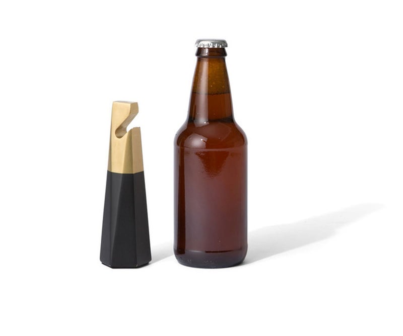 RBT Stainless Steel Bottle Opener (Black/Brass) - Image 3